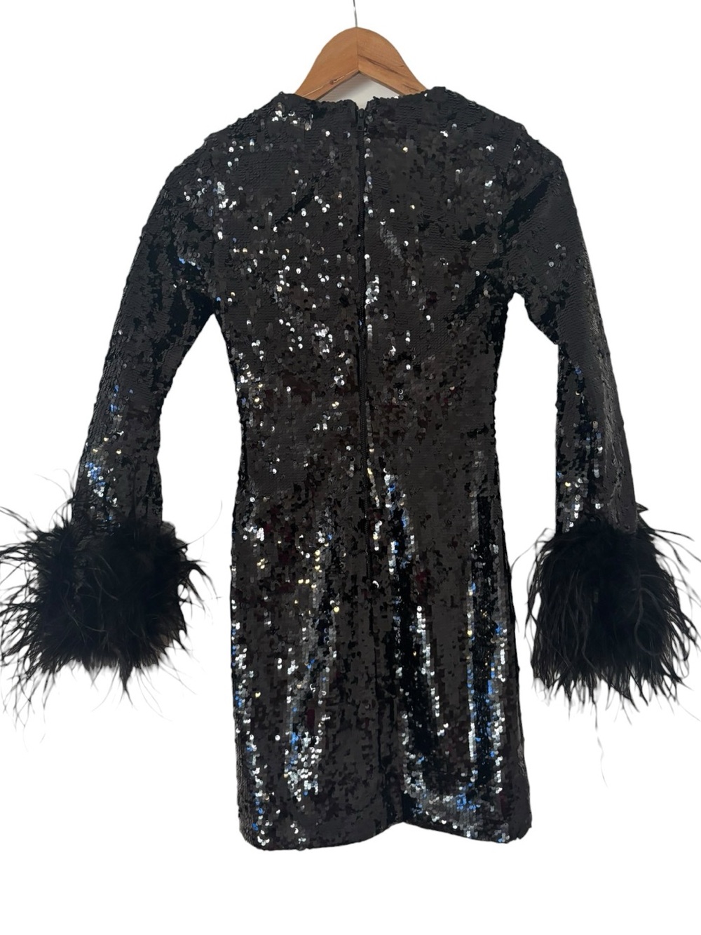 Alice + Olivia Delora Sequin Mini Dress - Picture 3 of 4